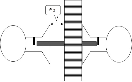 真鍮製ドアノブ＿取り付け方法の確認